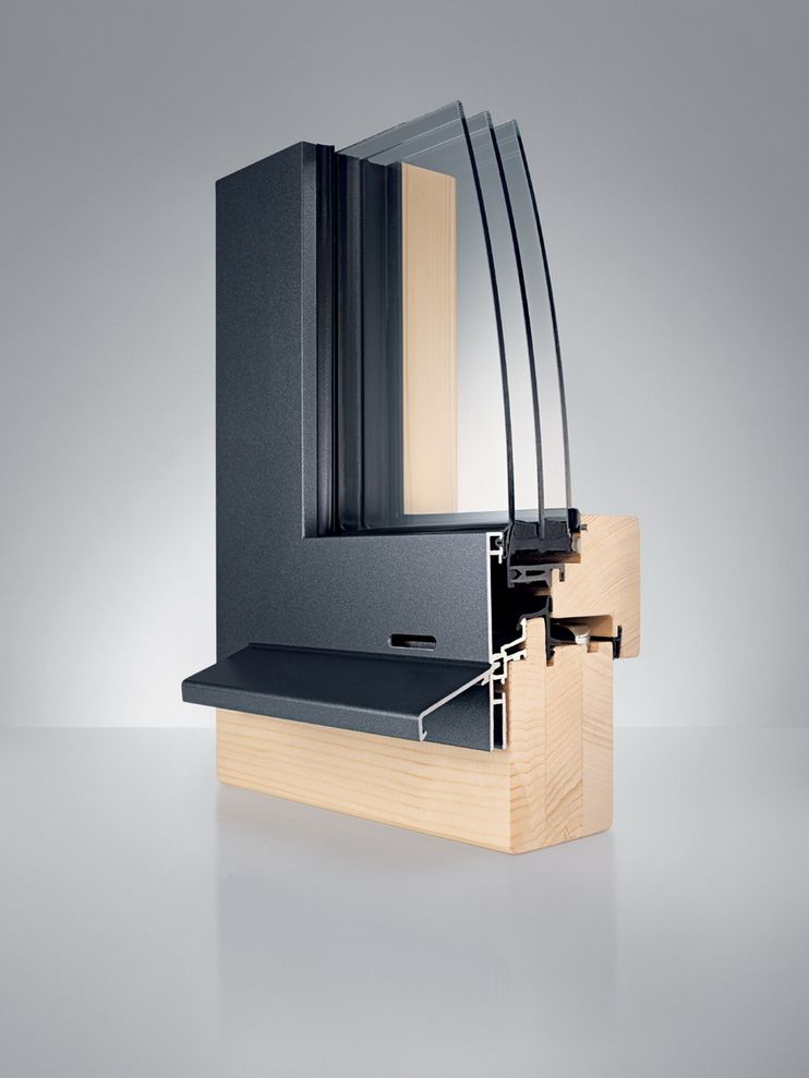 Holz/Alufenster XL